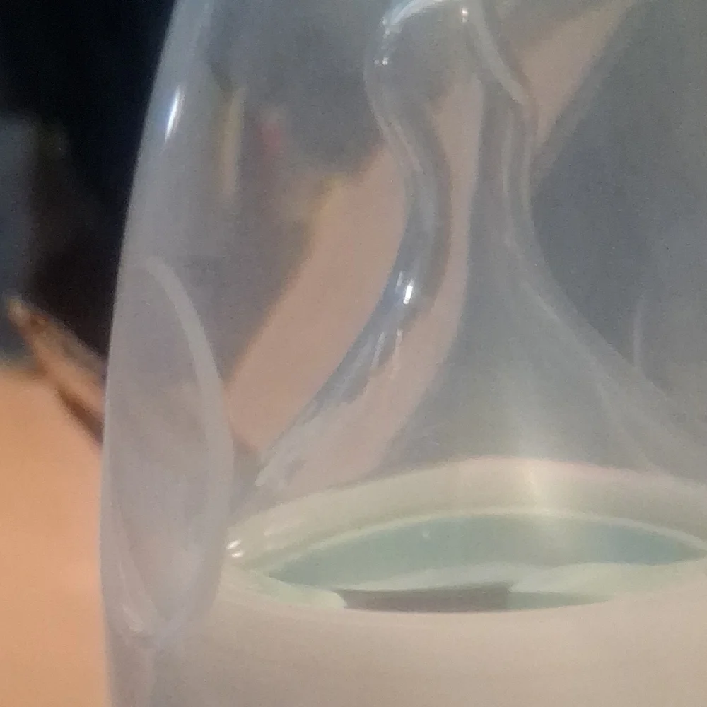 Clear Baby Bottle with Blue Accents - Picture 4 of 6